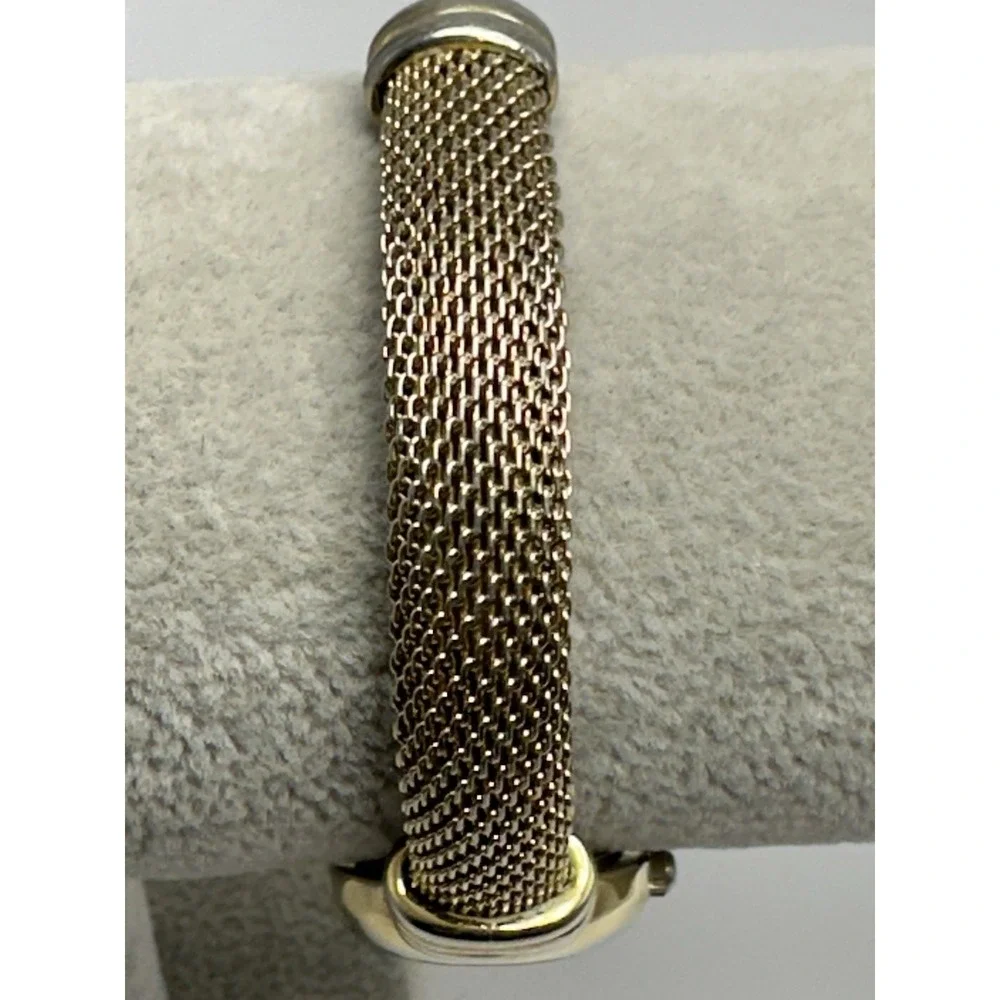 Futura 1820QB Ladies Cuff‎ MOP Watch New Battery 21MM 6.75